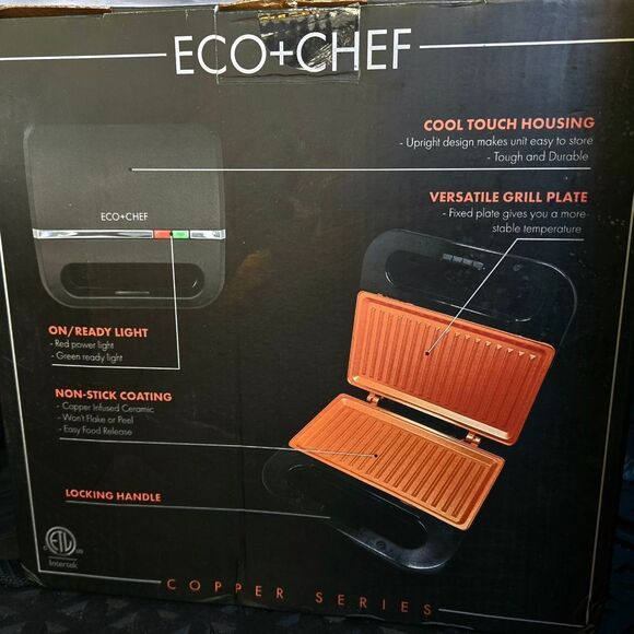 Contact Grill - Black and Orange - Picture 3 of 4